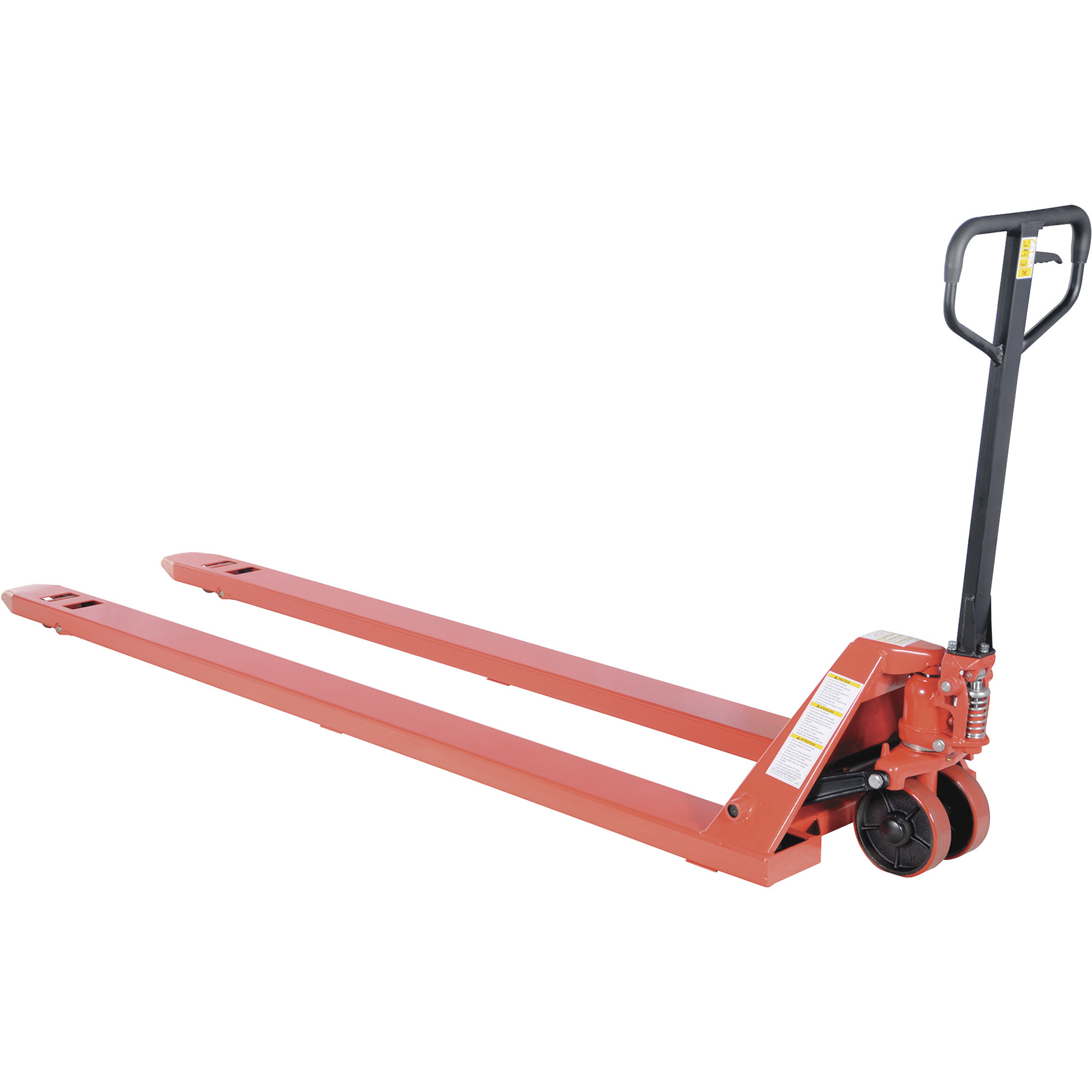 Vestil Pallet Jack - 8ft. Forks, 4,000-Lb. Capacity, Ergonomic Design, Model# PM4-2796